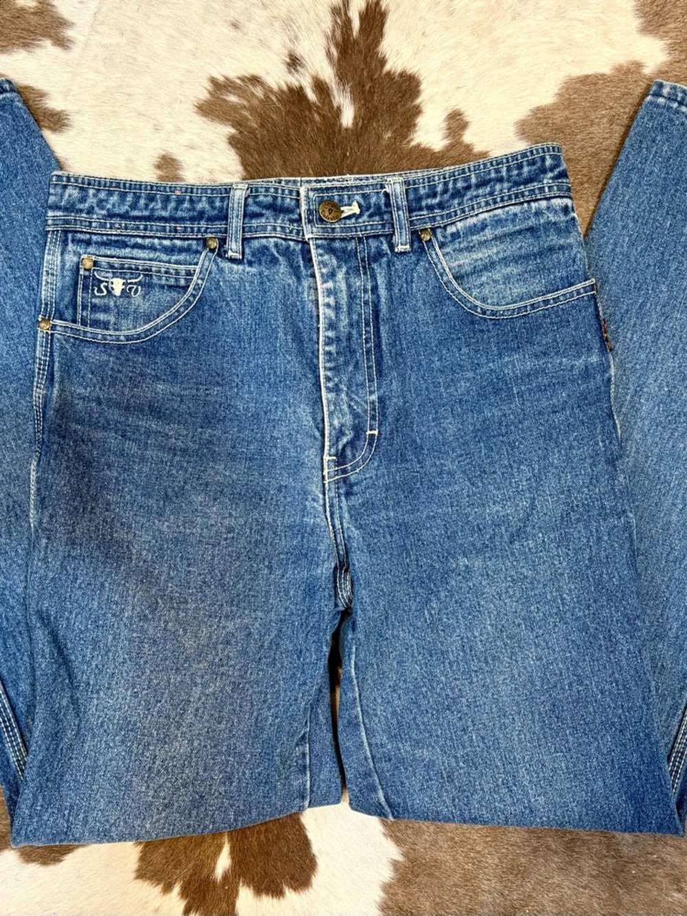 Vintage Sergio Valente Straight Leg Blue Women's Jeans size 26-28